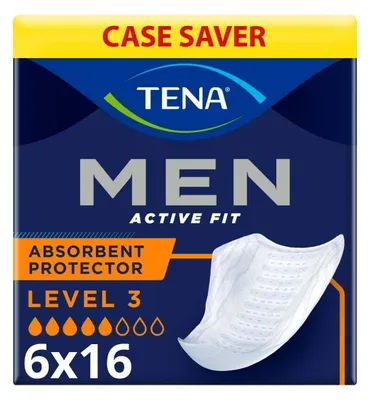 Productafbeelding van Mannen, niveau 3 - Absorberende inleggers voor lichte tot matige incontinentie