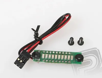 Productafbeelding van JR065/4 indicator, 10 LED's, geschikt voor 4 batterijen (F815-6)