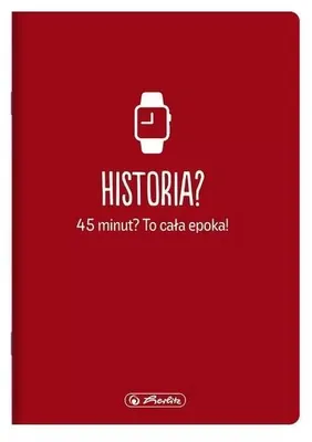 Obrázok produktu pre Zošit A5/60 listov, linkovaný, dejepis (10 ks) – HERLITZ