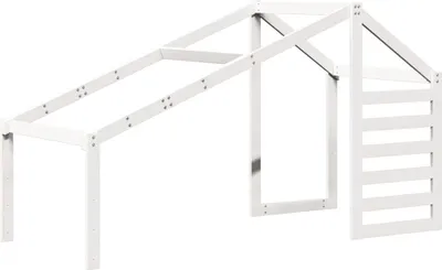 Immagine prodotto di Baldacchino per lettino bianco 188x82x113 cm in legno di pino massiccio