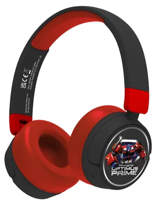 Immagine prodotto di Cuffie Bluetooth Bambini OTL Technologies TF0987 Transformers Pieghevoli Rosso