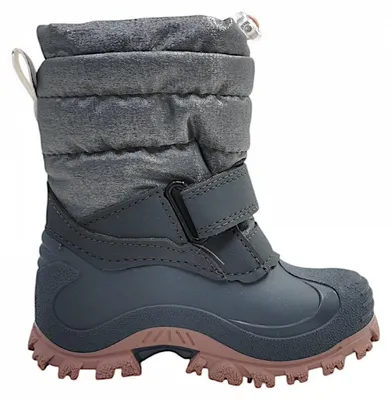 Imagen del producto de Lurchi: Zapatos para niña, tipo bota de goma con suela de goma, cierre con velcro, color gris, para uso casual