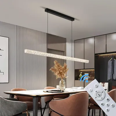 Produktbild von LED Deckenleuchte dimmbar mit Fernbedienung, stufenlos 3000–7000 K, energiesparend & langlebig, modernes Design in Schwarz oder Weiß, ideal für Wohnzimmer, Schlafzimmer & Küche (252+BL)