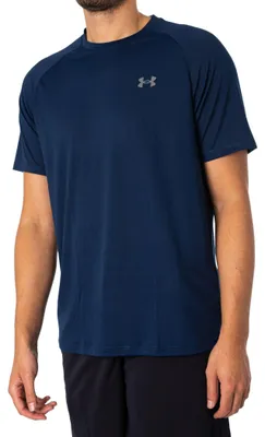Produktbild von Under Armour Tech 2.0 Kurzarm-T-Shirt, Blau XL