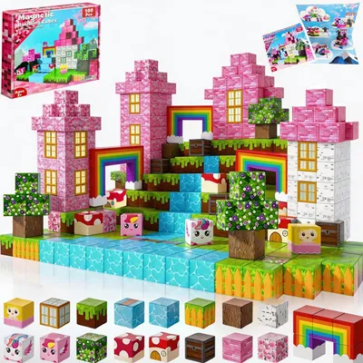 Produktbild von Omgoods – Kreative Magnetbausteine für Kinder, 100 Teile