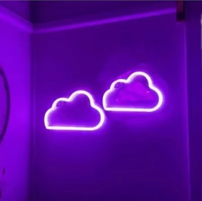 Produktbild von Neon-Wolken-Schilder für Teenager-Mädchenzimmer im Studentenwohnheim – Niedliche Neon-Wolkenlichter für Zimmerdekoration, Geburtstags-, Hochzeits- und Partydeko – USB- und Batteriebetrieb
