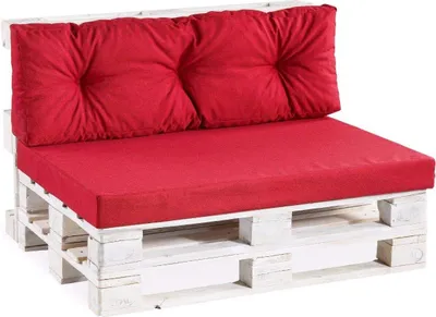 Produktbild von Palettenkissen Palettenauflagen PPF (Set 120x80+120x40, Rot)