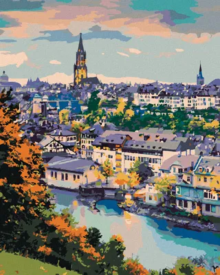 Produktbild von Zuty - Malen nach Zahlen - BERN, 40x50 cm, ohne Keilrahmen