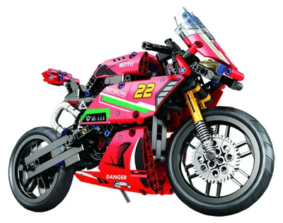 Immagine prodotto di Costruzioni Moto 470 Pezzi Rosso