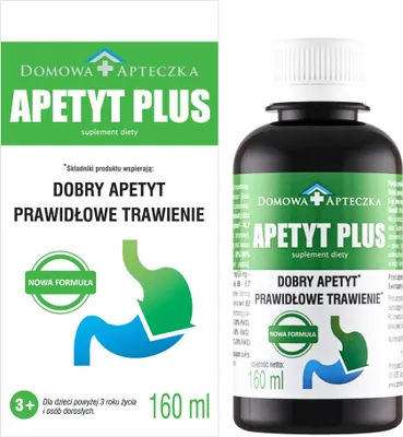 Produktbild von Apetyt Plus - Nahrungsergänzungsmittel 160 ml für Verdauung und Energiestoffwechsel