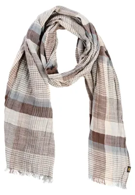 Produktbild von Multicolour Webschal aus Baumwoll-Twill