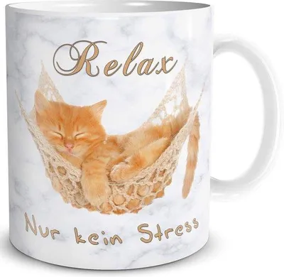 Productafbeelding van Famanu theekoppen met kattenmotief - Ontspanning voor kattenliefhebbers