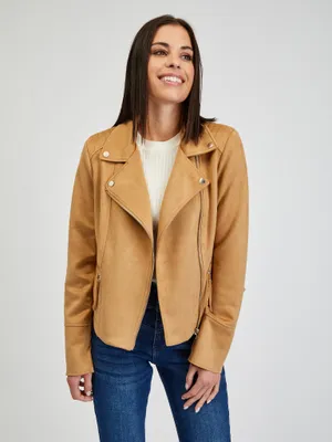 Produktbild von Orsay Hellbraune Tina Wildlederbesatz für Damen 845022085000__38