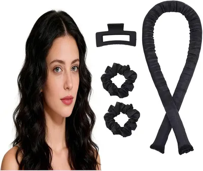 Produktbild von Haarkruller ohne Hitze, für mittellanges Haar, schwarz, 1 Set, für schonendes Styling