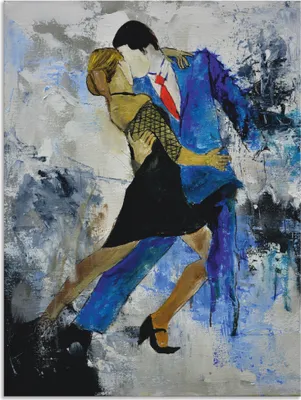 Produktbild von ARTland Wandbild Alu für Innen & Outdoor Tango Größe: 30x40 cm