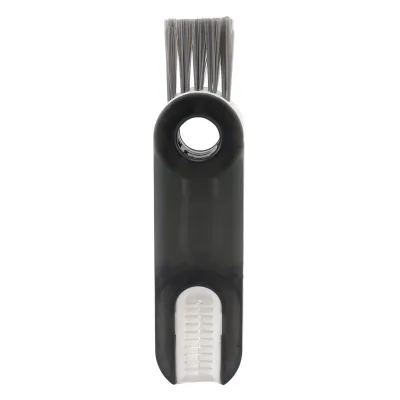 Produktbild von 3-in-1-Flaschen- und Becherdeckel-Fugenreinigungsbürste, multifunktionale Fugenreinigungsbürste für Sauger, Grau