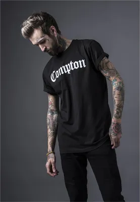 Image de Mister Tee T-Shirt Compton Tee Noir-XXL
