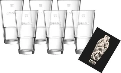 Produktbild von Granini Longdrinkglas 6er Set Longdrink Glas Gläser 0,3L geeicht