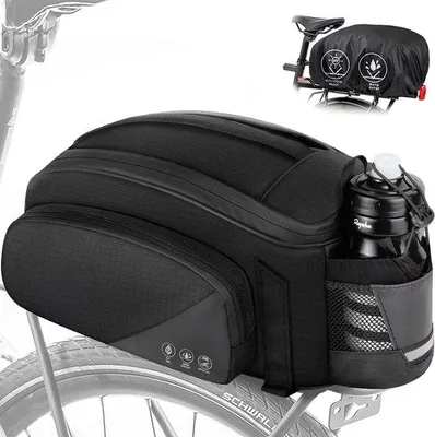 Produktbild von Famanu Fahrradtasche 12l, wasserdicht und reflektierend - Schwarz