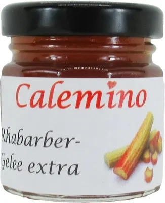 Produktbild von Rhabarber-Gelee extra mit braunem Rohrzucker 50g