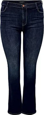 Produktbild von Only Carsally Hochtaillierte Jeans Blau 44 / 32 Frau Blau 44