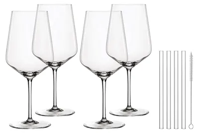 Produktbild von Nachtmann Cocktail/Spritz Set/4 + 4 Glastrinkhalme 7608/8tlg Tastes Good 105438