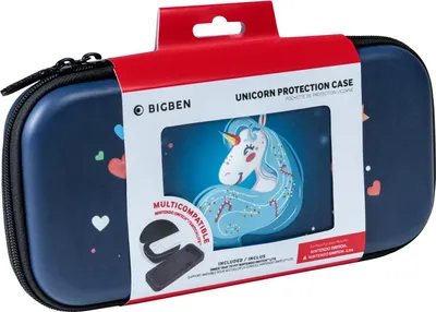 Produktbild von NACON Unicorn, Hartschalenkoffer, Nintendo, Mehrfarbig, Nintendo Switch, Nintendo Switch Lite, Kratzresistent, Schockresistent, Tragetasche