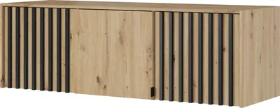 Obrázek produktu pro Nástavba na šatní skříň MARFA - šířka 155 cm, dub artisan / černá