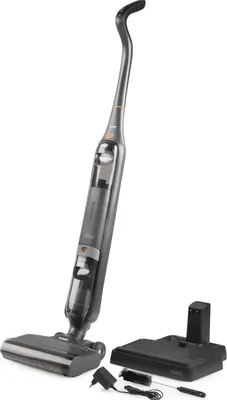 Productafbeelding van 2-in-1 vloerreiniger met zuigfunctie, donkergrijs - DOMO DO1189SW