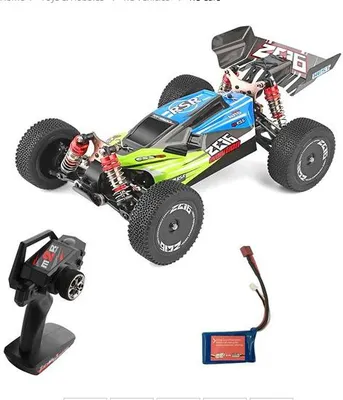 Produktbild von Grün Wltoys 144001 1/14 2.4G 4WD Hochgeschwindigkeits-RC-RC-Fahrzeugmodelle 60 km / h
