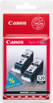 Produktbild von Canon PGI-520 BK Twin Pack schwarz