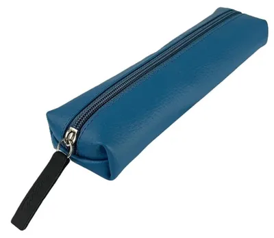 Immagine prodotto di Piórnik płaski Jamnik z ekoskóry Denim Blue