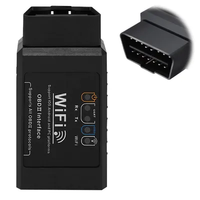 Produktbild von ELM327 OBD2 Auto Scanner WiFi V1.5, OBDII Diagnosegerät, Fehlercode Leser für iOS Android Windows, Echtzeit-Überwachung, Car Code Tool