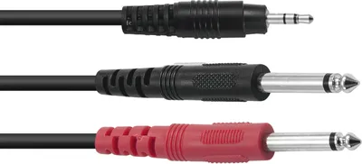 Produktbild von OMNITRONIC Adapterkabel 3,5 Klinke/2xKlinke ECO 3m
