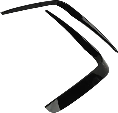 Immagine prodotto di 2pcs paraurti anteriore spoiler laterale sinistra destra nero per Serie 4 G22 G23 G26 M Sport 2020 al 2024