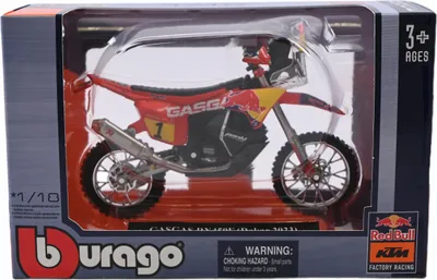 Obrázok produktu pre Bburago Model 1:18 Motocykel KTM Gasgas RX450F Dakar 2023 18-51091