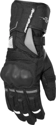 Productafbeelding van Rusty Stitches Ryder, waterdichte motorhandschoenen, zwart/grijs, maat L
