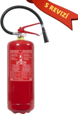 Obrázek produktu pro Práškový přenosný hasící přístroj 4Kg P4 ČE - S REVIZÍ