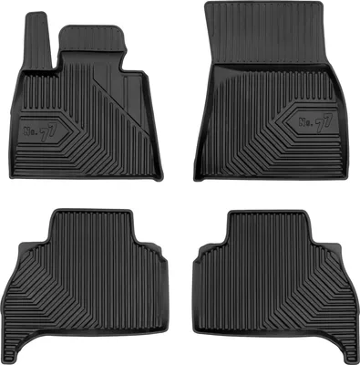 Image de Tapis de Sol de Voiture pour BMW X5 G05 2018-2025 TPE Antidérapant Noir 3Pcs