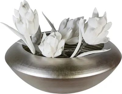 Imagen del producto de Casablanca, cuenco, color dorado/cobre mate. Diámetro: 39 cm. Altura: 13 cm. Ø 39 cm. Código: 56032