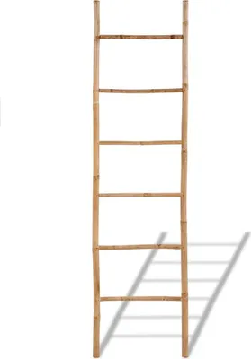 Obrázek produktu pro bambusový žebřík na ručníky vidaXL se 6 příčkami