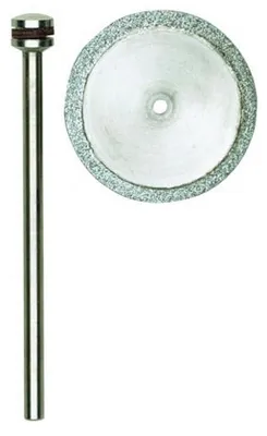 Produktbild von Famanu Diamantschneider mit Träger - Präzisionsarbeit - Dünn 06 mm - 20 mm Schnittdurchmesser - Weiß/Grau