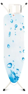 Immagine prodotto di Asse da stiro in lamiera stirata dimensioni B 124 x 38 cm / diametro del tubo 22 mm