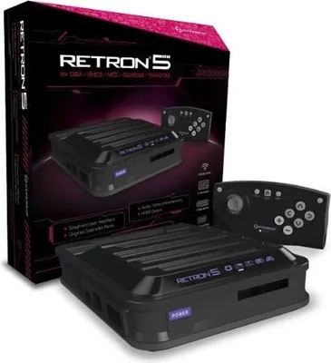 Zdjęcie produktu dla Konsola Retron 5 czarna (GBASNESMEGADRIVEFAMICOM)