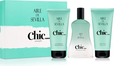 Obrázok produktu pre Španielsky inštitút Set As Chic 150 ml + sprchový gél 150 ml + telové mlieko 150 ml