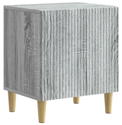 Image de Cabinet de chevet Sonoma gris 43 x 34,5 x 50 cm