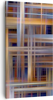 Produktbild von Bild auf Leinwand - Leinwandbild - Abstraktion modern - 55x100cm - Wand Bild - Wanddeko - Leinwanddruck - Bilder - Kunstdruck - Wanddekoration - Leinwand bilder - Wandkunst - PA55x100-3430