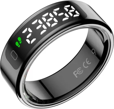 Produktbild von Leotec LESR01K11, Smart-Ring Aktivitäts-Tracker, LED, 15 mAh, IPX8