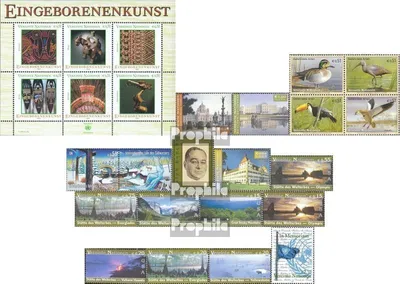 Produktbild von Briefmarken UNO - Wien 2003 Mi Block17,387-405 (kompl.Ausg.) Jahrgang 2003 komplett gestempelt UNESCO-Welterbe