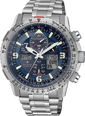 Citizen JY8100-80L Promaster Sky Herren-Funkuhr Eco-Drive Titan 1